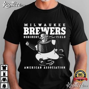 Milwaukee Brewers Borchert Field American Association Baseball T Shirt (4)