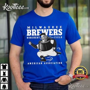 Milwaukee Brewers Borchert Field American Association Baseball T Shirt (1)