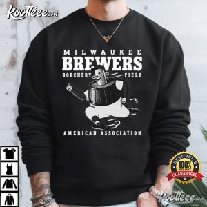 Milwaukee Brewers Borchert Field American Association Baseball T Shirt (2)