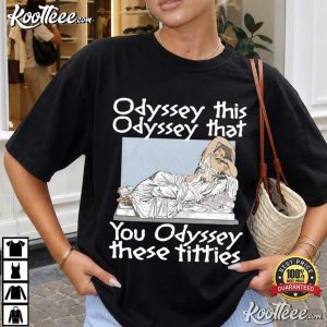 Odyssey This Odyssey That Reclining Statue Mythology The Odyssey T Shirt (1)