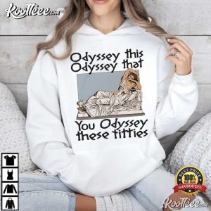 Odyssey This Odyssey That Reclining Statue Mythology The Odyssey T Shirt (3)
