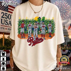 Philadelphia Phillies Field Of Dreams Cornfield Baseball T-Shirt Philadelphia Phillies Field Of Dreams Cornfield Baseball T Shirt (2)