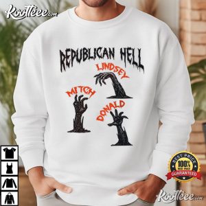 Anti Trump Halloween Republican Hell Funny Liberal Spooky T-Shirt Anti Trump Halloween Republican Hell Funny Liberal Spooky T Shirt (4)