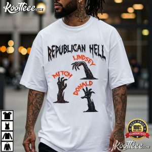 Anti Trump Halloween Republican Hell Funny Liberal Spooky T-Shirt Anti Trump Halloween Republican Hell Funny Liberal Spooky T Shirt (2)