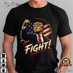 Trump Fight Patriotic USA American Flag Custom T-Shirt Trump Fight Patriotic USA American Flag Custom T Shirt (1)