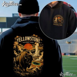 Yellowstone National Park Bison Nature Lovers T-Shirt Yellowstone National Park Bison Nature Lovers T Shirt (4)