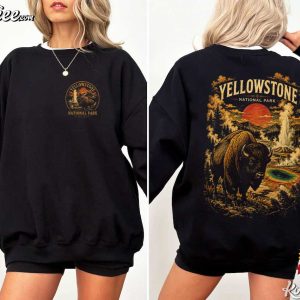 Yellowstone National Park Bison Nature Lovers T-Shirt Yellowstone National Park Bison Nature Lovers T Shirt (3)