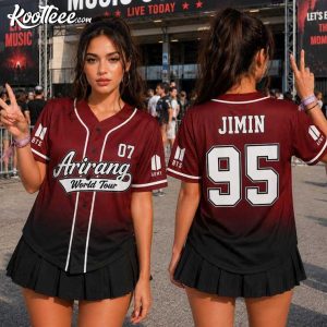 Arirang World Tour Kpop Concert Fan Custom Baseball Jersey Arirang World Tour Kpop Concert Fan Custom Baseball Jersey (1)