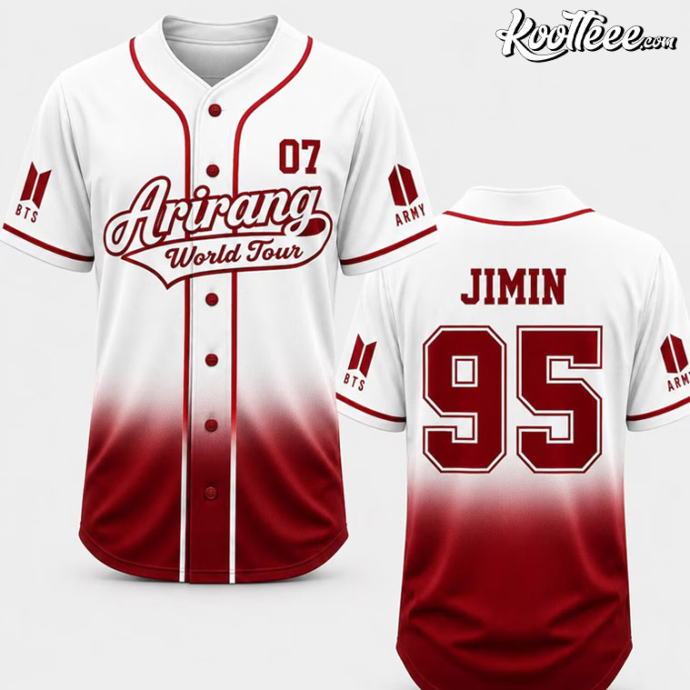 BTS Kpop Arirang World Tour Custom Concert Baseball Jersey BTS Kpop Arirang World Tour Custom Concert Baseball Jersey