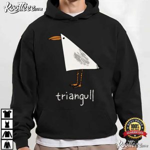 Triangull Triangle Seagull Bird Pun Funny Geometric Animal T Shirt (3)