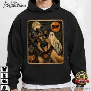 Halloween German Shepherd Ghost Selfie Boo Dog T-Shirt Halloween German Shepherd Ghost Selfie Boo Dog T Shirt (2)