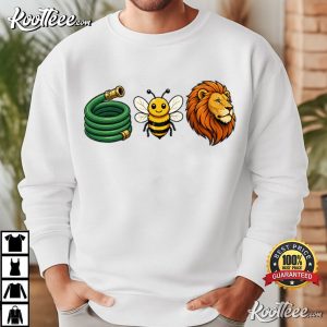 Hose Bee Lion Meme Funny Rebus Pun T Shirt (1)