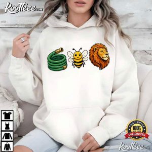 Hose Bee Lion Meme Funny Rebus Pun T Shirt (2)