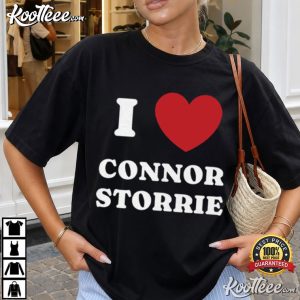 I Love Connor Storrie Heated Rivalry Movie Merch T Shirt (1)