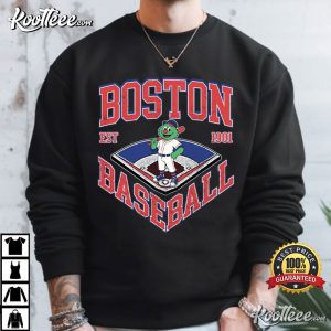 Boston Baseball Fan Mascot Est 1901 Retro T-Shirt Boston Baseball Fan Mascot Est 1901 Retro T Shirt (4)