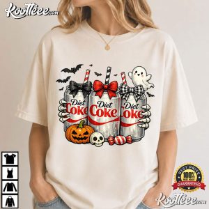 Halloween Diet Coke Fall Lover Spooky Season T Shirt (4)