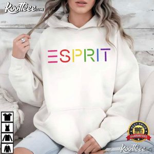 Esprit Rainbow Logo Vintage Vibe T-Shirt Esprit Rainbow Logo Vintage Vibe T Shirt (3)