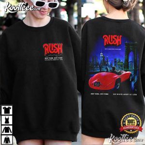 Rush New York 2026 At Madison Square Garden Red Barchetta T-Shirt Rush New York 2026 At Madison Square Garden Red Barchetta T Shirt (1)