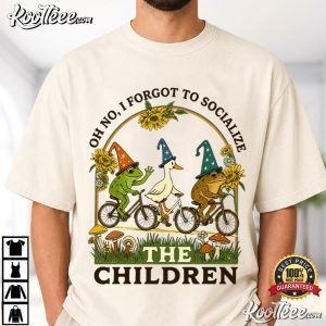 Frog Forgot To Socialize The Children Mom Sarcastic Homeschool T Shirt (4)