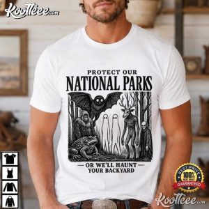 National Parks Ghost Camping Funny Outdoor T Shirt (1)