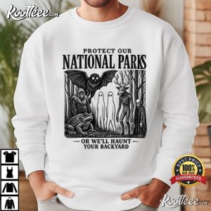 National Parks Ghost Camping Funny Outdoor T Shirt (2)