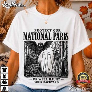 National Parks Ghost Camping Funny Outdoor T Shirt (3)