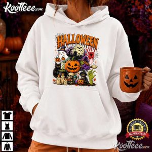 Halloween Spooky Skeleton Pumpkin Ghost Horror T-Shirt Halloween Spooky Skeleton Pumpkin Ghost Horror T Shirt (3)