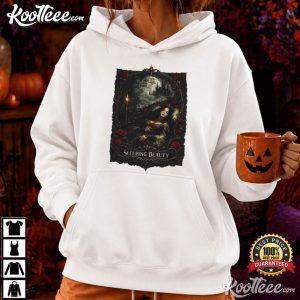 Sleeping Beauty Gothic Moon Rose Fairytale Princess T Shirt (3)