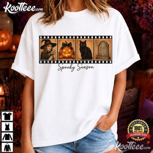 Spooky Season Witch Pumpkin Black Cat Vintage Halloween T-Shirt Spooky Season Witch Pumpkin Black Cat Vintage Halloween T Shirt (1)