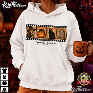 Spooky Season Witch Pumpkin Black Cat Vintage Halloween T-Shirt Spooky Season Witch Pumpkin Black Cat Vintage Halloween T Shirt (3)