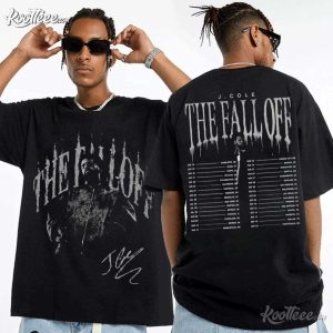J Cole The Fall Off World Tour 2026 Album Merch Graphic T Shirt (1)