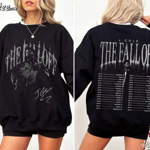 J Cole The Fall Off World Tour 2026 Album Merch Graphic T Shirt (3)