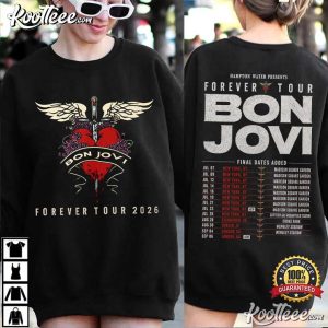 Bon Jovi 2026 Forever Tour Concert Classic Rock Band T Shirt (4)