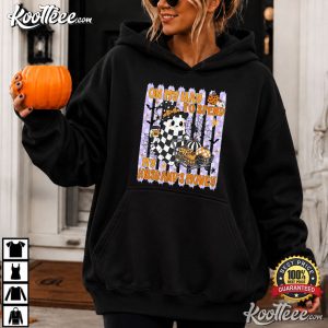 Halloween On My Way To Spend My Husbands Money Funny Spooky Season T Shirt (4)