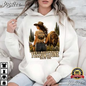 Yellowstone Bison Girl Western Cowgirl Vintage National Park T-Shirt Yellowstone Bison Girl Western Cowgirl Vintage National Park T Shirt (3)