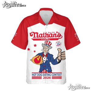 Joey Chestnut Hot Dog Eating Contest Champion 76 Winner Hawaiian Shirt (1)