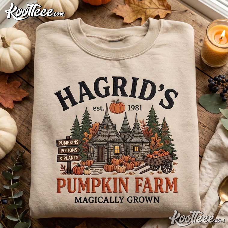 Pumpkin Farm Witchy Pumpkin Patch Halloween Embroidered Sweatshirt Pumpkin Farm Witchy Pumpkin Patch Halloween Embroidered Sweatshirt