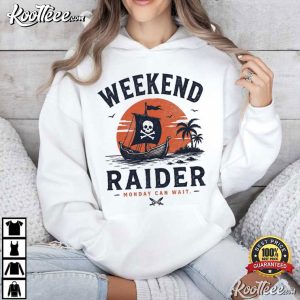 Weekend Raider Pirate Funny Beach Pirate Coastal Graphic T-Shirt Weekend Raider Pirate Funny Beach Pirate Coastal Graphic T Shirt (4)