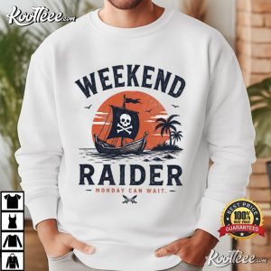 Weekend Raider Pirate Funny Beach Pirate Coastal Graphic T-Shirt Weekend Raider Pirate Funny Beach Pirate Coastal Graphic T Shirt (3)