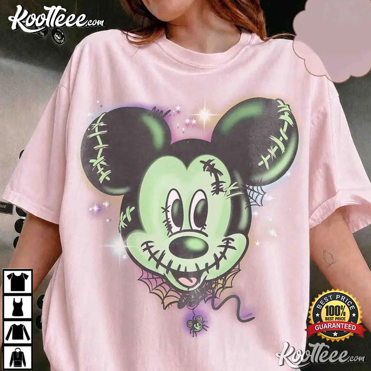 Disney Zombie Mickey Minnie Balloons Halloween Retro Couple Shirts Disney Zombie Mickey Minnie Balloons Halloween Retro Couple Shirts