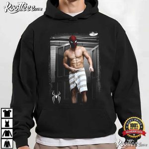 Spider Man Brand New Day Funny Spider Towel Scene T Shirt (4)