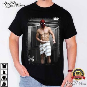 Spider Man Brand New Day Funny Spider Towel Scene T Shirt (1)