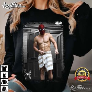 Spider Man Brand New Day Funny Spider Towel Scene T Shirt (2)