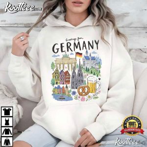 Germany Travel German Souvenir Beer Pretzel Landmark T-Shirt Germany Travel German Souvenir Beer Pretzel Landmark T Shirt (3)