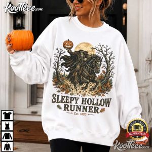 Halloween Headless Horseman Sleepy Hollow Runner T-Shirt Halloween Headless Horseman Sleepy Hollow Runner T Shirt (2)