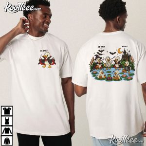 Halloween Teacher Custom Name Duck T Shirt (1)