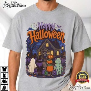 Happy Halloween Cute Fun Teacher Spooky T Shirt (4)