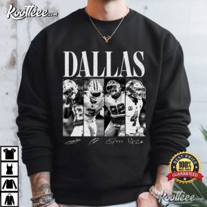 Prescott Pickens Williams Lamb Dallas Football Signature T-Shirt Prescott Pickens Williams Lamb Dallas Football Signature T Shirt (3)