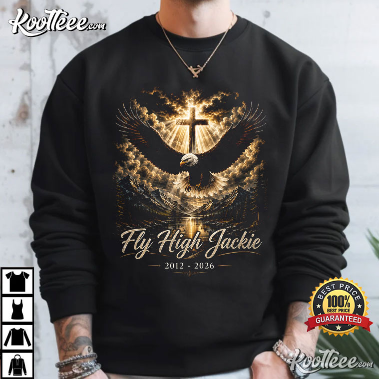 Jackie Bald Eagle Memorial Fly High Jackie California Wildlife T-Shirt Jackie Bald Eagle Memorial Fly High Jackie California Wildlife T-Shirt