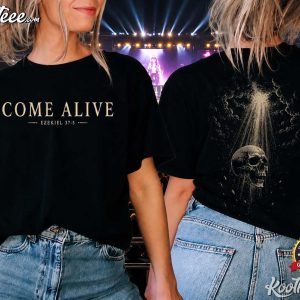 Come Alive Ezekiel 37 Christian Halloween Skeleton T Shirt (1)